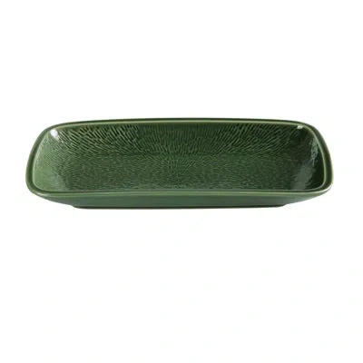 Yanco Green Gem Chinaware Rectangular Plate