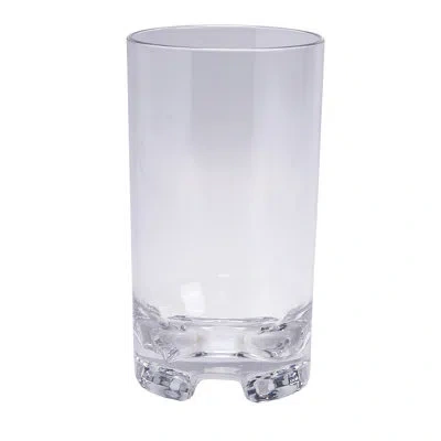 Yanco Hawaii 14 Oz. Plastic Drinking Glass In Clear
