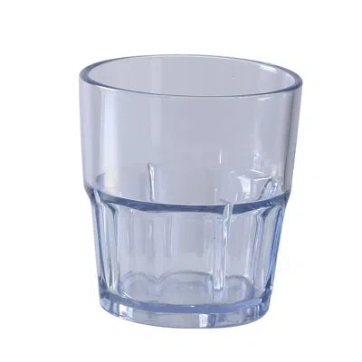 Yanco Hawaii 9 Oz. Plastic Whiskey Glass In Clear