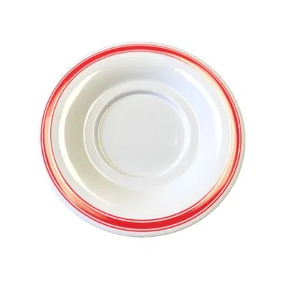 Yanco Houston Melamine Bread And Butter Plate In White