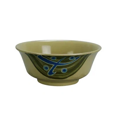 Yanco Japanese 42 Oz. Curved Melamine Pasta Bowl In Sand
