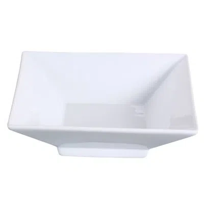 Yanco Lion King 12 Oz. London Square Pasta Bowl In White