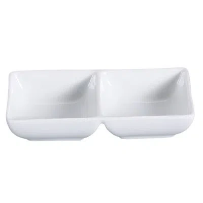 Yanco Lion King London Double Condiment Server In White