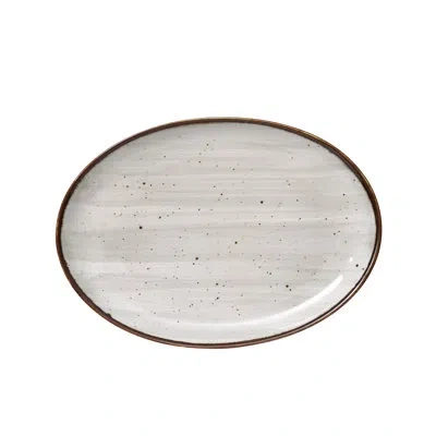 Yanco Lyon 10" Dinner Plate In Beige