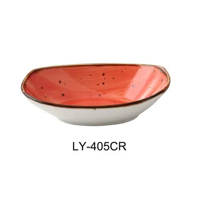 Yanco Lyon 5 Dining Bowl In Coral