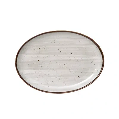 Yanco Lyon 8" Salad Plate In Beige