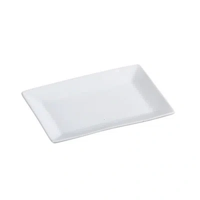 Yanco Mainland 10" Dinner Plate In White