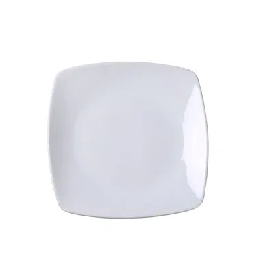 Yanco Mainland 10.5" Dinner Plate In White