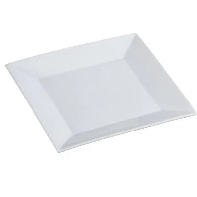 Yanco Mainland 12" Dinner Plate In White