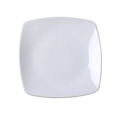 Yanco Mainland 12" Dinner Plate In White