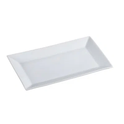 Yanco Mainland 12" Dinner Plate In White