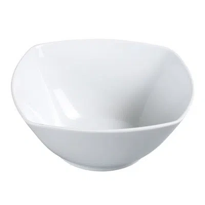 Yanco Mainland 12 Oz. Square Salad Bowl In White
