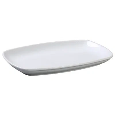 Yanco Mainland 14" Dinner Plate In White