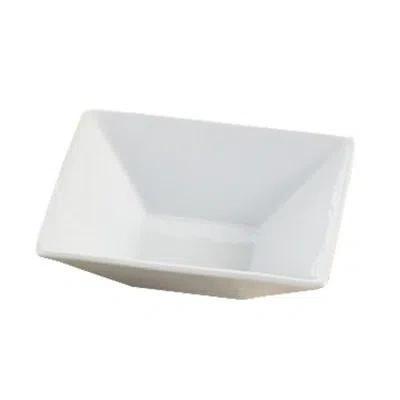Yanco Mainland 18 Oz. Square Pasta Bowl In White