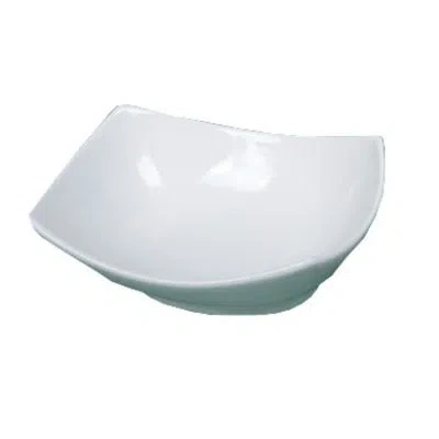 Yanco Mainland 21 Oz. Rectangular Salad Bowl In White