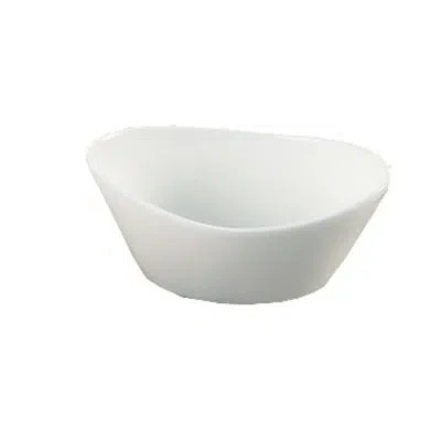 Yanco Mainland 6.5 Oz. Oval Fruit Dessert Bowl In White