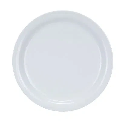 Yanco Mayor  Ma-9 Mayor 9.75" Narrow Rim Dinner Plate In White