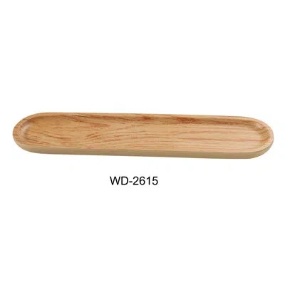 Yanco Melamine Melamine Tray In Brown