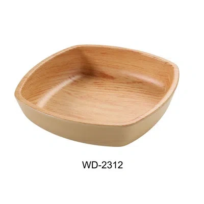 Yanco Melamine Melamine Tray In Brown