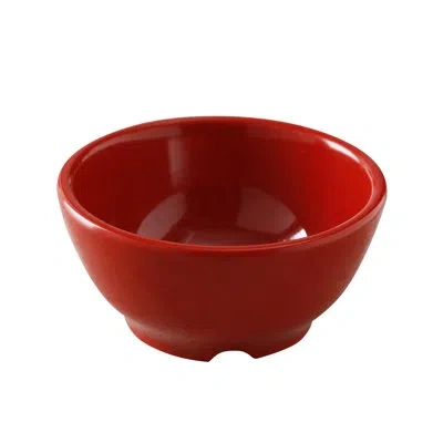 Yanco Mexico 10 Oz. Melamine Salad Bowl In Red