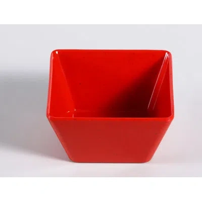 Yanco Mexico 18 Oz. Melamine Salad Bowl In Red