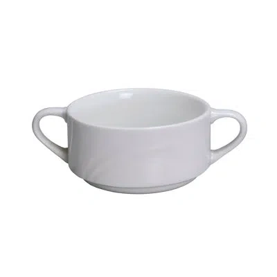 Yanco Miami 6 Oz. Bouillon Soup Bowl In White