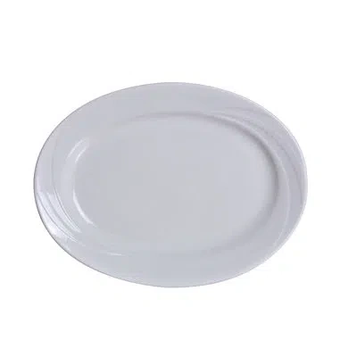 Yanco Miami 9.25" Salad Plate In White