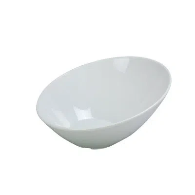 Yanco Milando 3.5 Oz. Melamine Dessert Bowl In White