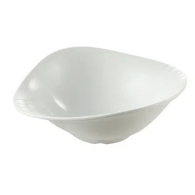 Yanco Milando Melamine 112 Fl Oz. Serving Bowl In White