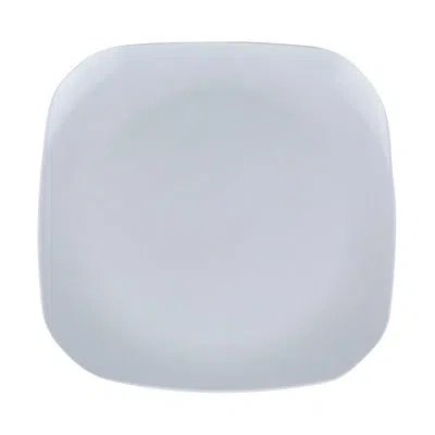 Yanco Milando Square Melamine Dinner Plate In White