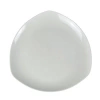 Yanco Milando Triangle Coupe Melamine Dinner Plate In White