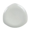 Yanco Milando Triangle Coupe Melamine Dinner Plate In White
