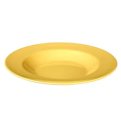 Yanco Milestone 16 Oz. Melamine Pasta Bowl In Yellow