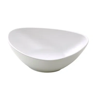 Yanco Moderne 42 Oz. Deep Triangle Soup Bowl In White