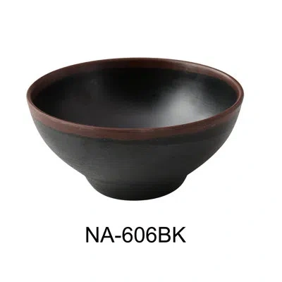 Yanco Nature Art 28 Dining Bowl In Black