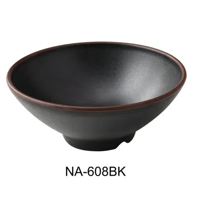 Yanco Nature Art 38 Dining Bowl In Black