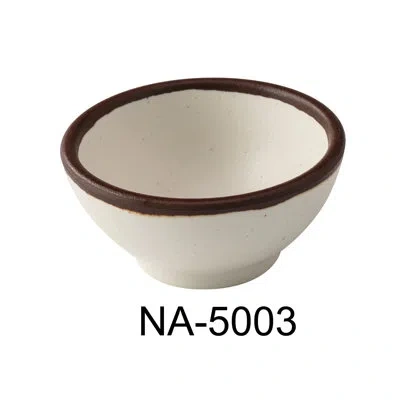 Yanco Nature Art Dining Bowl In White