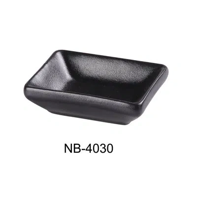 Yanco Nb-4030 Noble Black Sauce Dish