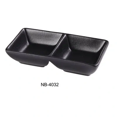 Yanco Nb-4032 Noble Black Sauce Dish