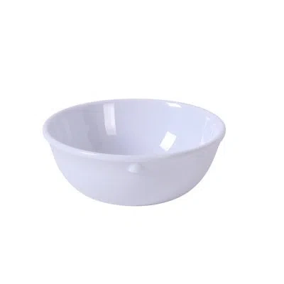 Yanco Nessico 11 Oz. Melamine Salad Bowl In White