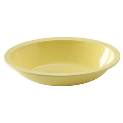 Yanco Nessico 36 Oz. Oval Melamine Salad Bowl In Yellow