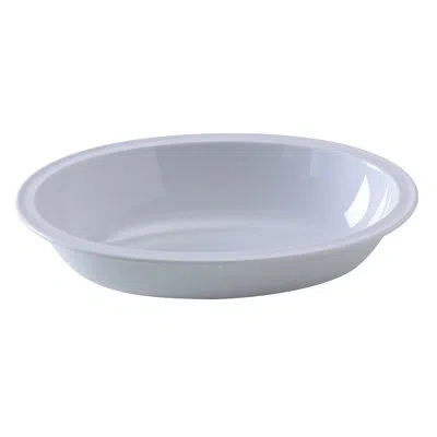 Yanco Nessico Oval Melamine 64 Fl Oz. Pasta Dish In White