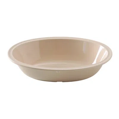 Yanco Nessico Oval Melamine 64 Fl Oz. Salad Bowl In Tan