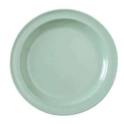 Yanco Nessico Round Melamine Saucer In Green