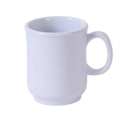 Yanco Nessico  Ns-901w Nessico Melamine Coffeetee Mug In White