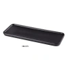 Yanco Noble Black Chinaware Rectangular Plate