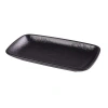 Yanco Noble Black Chinaware Rectangular Plate