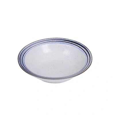 Yanco Ocean 24 Oz. Pasta Bowl In Blue;white