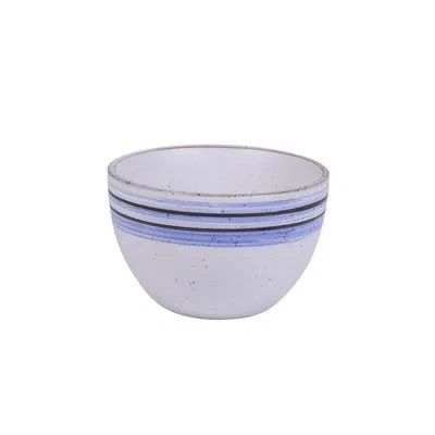 Yanco Ocean 8 Oz. Bouillon Soup Bowl In Blue;white