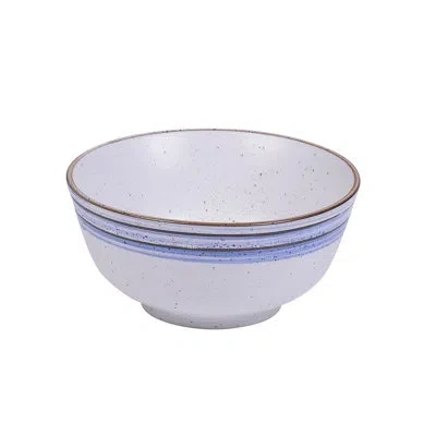 Yanco Ocean 8 Oz. Soup Bowl In Blue;white